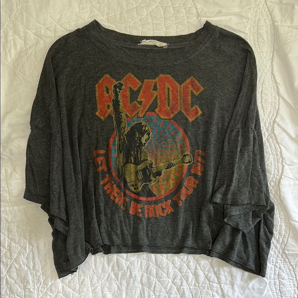 AC/DC Graphic Gray T-Shirt